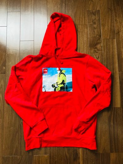 Supreme x The North Face Hooded Sweatshirt "Red"