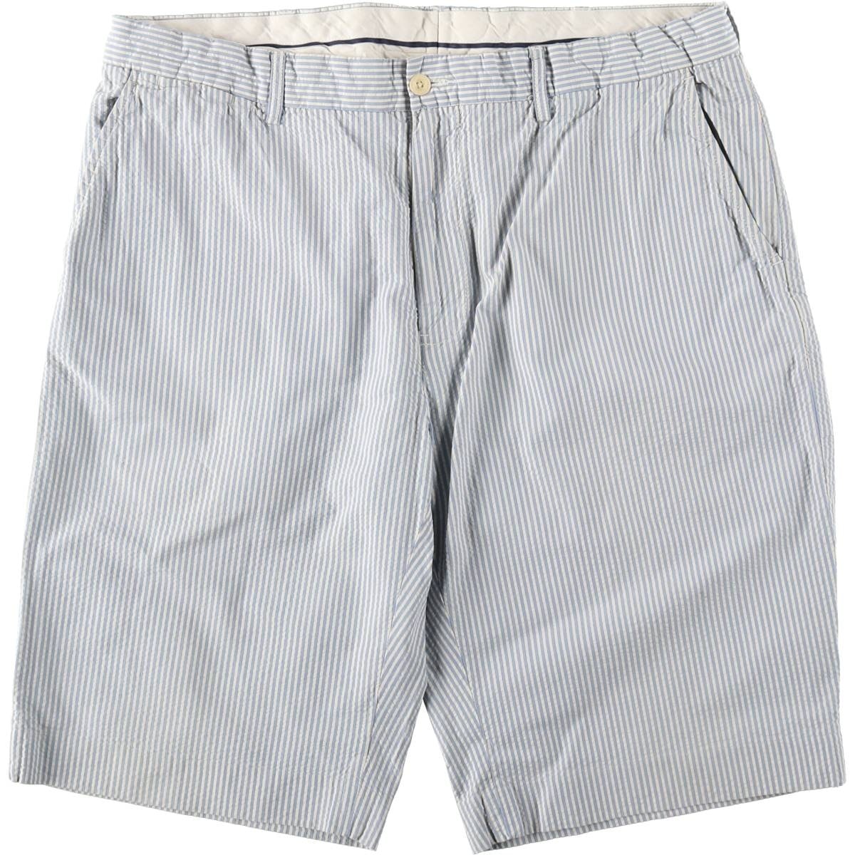古着 ラルフローレン Ralph Lauren POLO by Ralph Lauren ストライプ柄 シアサッカー コットンショーツ ハーフパンツ メンズw38相当/eaa658689