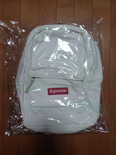 Supreme Canvas Backpack "White"
