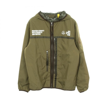 モンクレール MONCLER GENIUS 2 MONCLER 1952 ORKHON フード付き 衣料品 アウター ナイロン メンズ カーキ系 【中古】