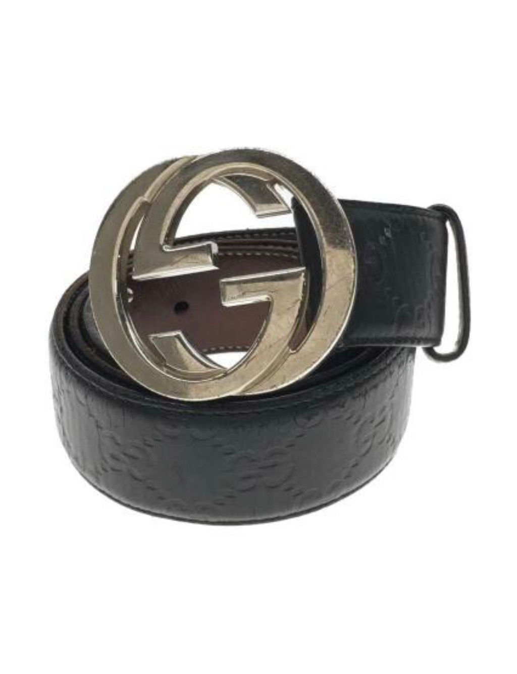 GUCCI Signature Leather Belt "Black"