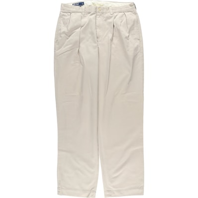 古着 ラルフローレン Ralph Lauren POLO by Ralph Lauren ANDREW PANT ツータック チノパンツ メンズw34相当/eaa606256
