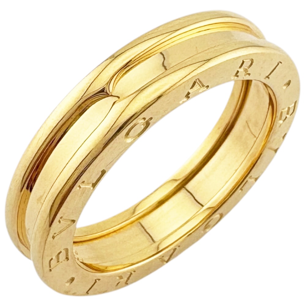 ブルガリ ビーゼロワン 1バンド リング 指輪 15号 18金 K18イエローゴールド レディース BVLGARI  中古