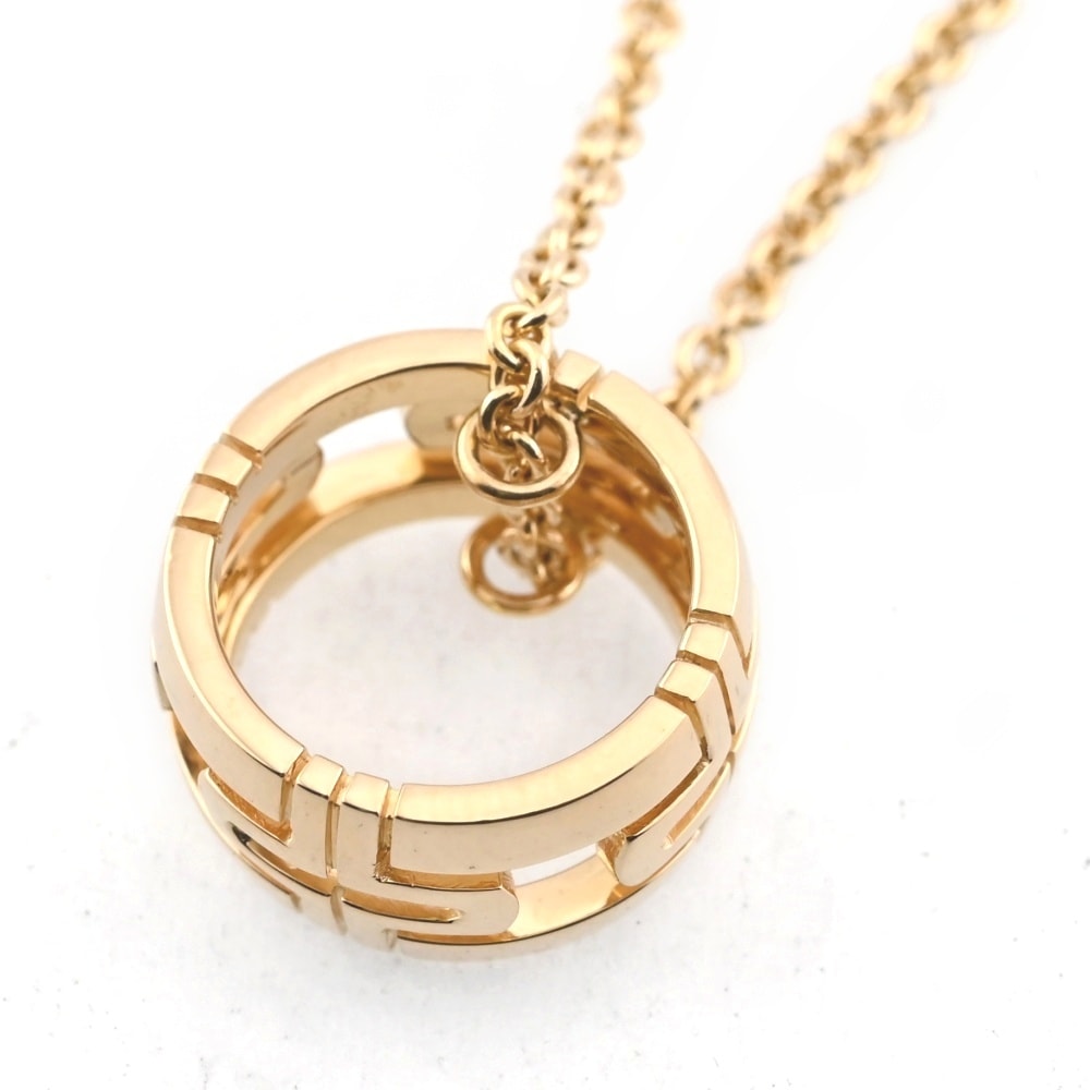 ブルガリ BVLGARI パレンテシ ネックレス K18YG レディース S#137877