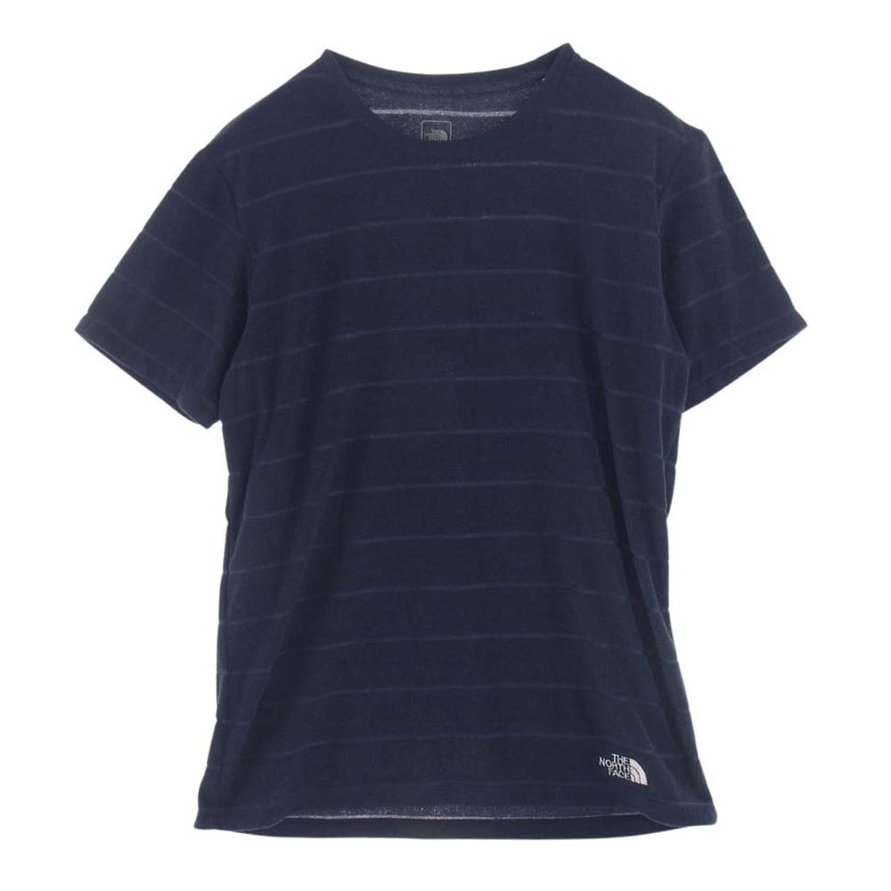 THE NORTH FACE ノースフェイス Tシャツ NT11777 パイル地 Tシャツ ネイビー系 M【中古】