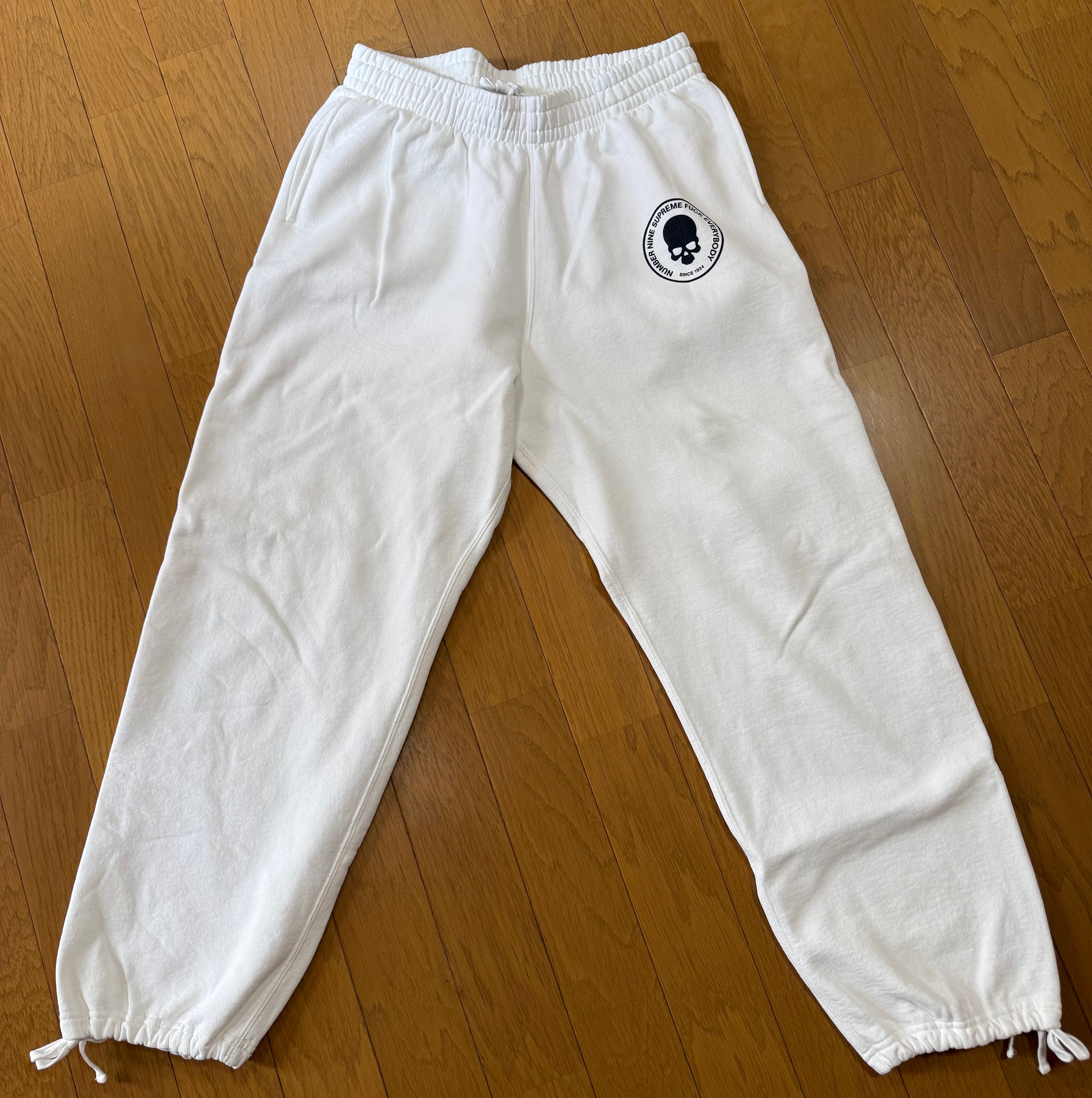 Supreme x Number (N)ine Drawstring Sweatpant "White"