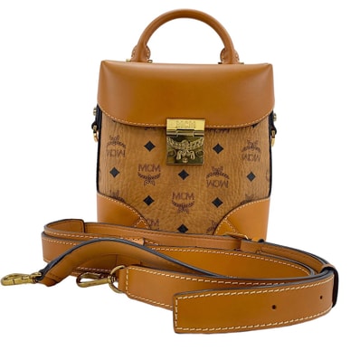 エム・シー・エム MCM レザー ショルダーバッグ【中古】