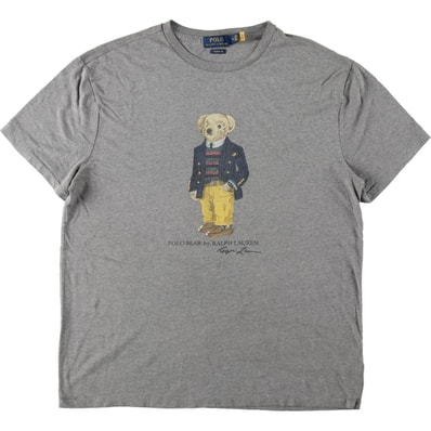 古着 ラルフローレン Ralph Lauren POLO RALPH LAUREN CLASSIC FIT ポロベア 半袖 プリントTシャツ メンズM相当/eaa658626
