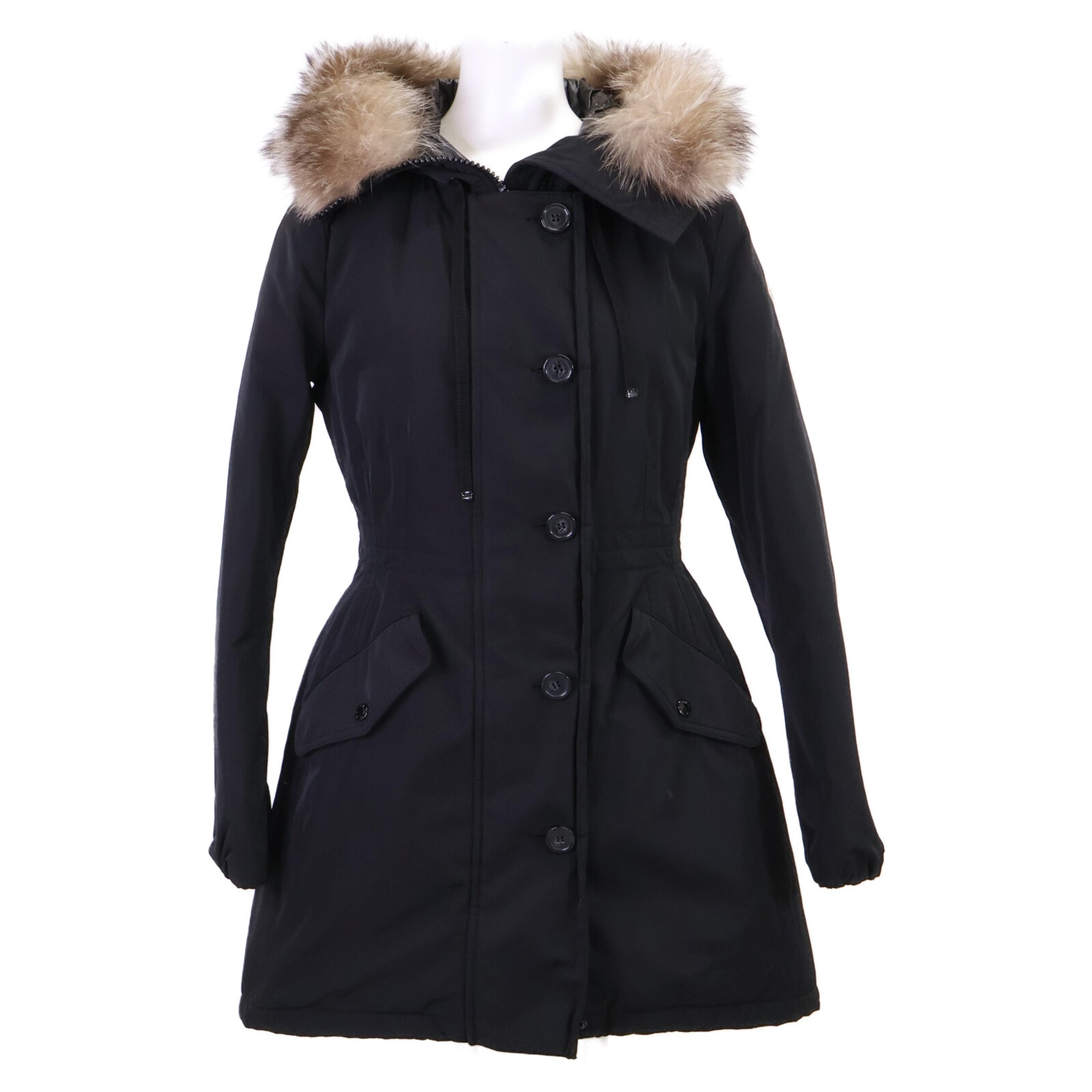 モンクレール 18年製 MONTICOLE ファー付きダウンジャケット 2