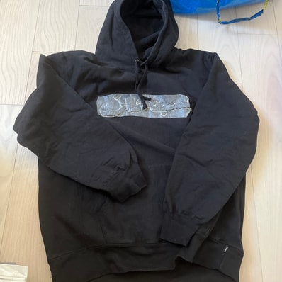 Supreme Arabic Logo Hooded Sweatshirt "Black"