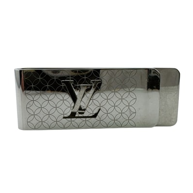 ルイヴィトン LOUIS VUITTON マネークリップ ビルクリップ シャンゼリゼ M65041 シルバー