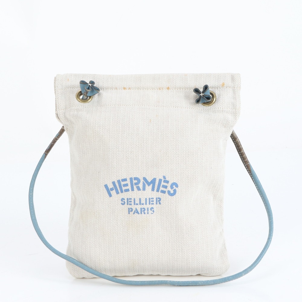 ■極美品 エルメス アリーヌ PM トワルシェブロンショルダーバッグ