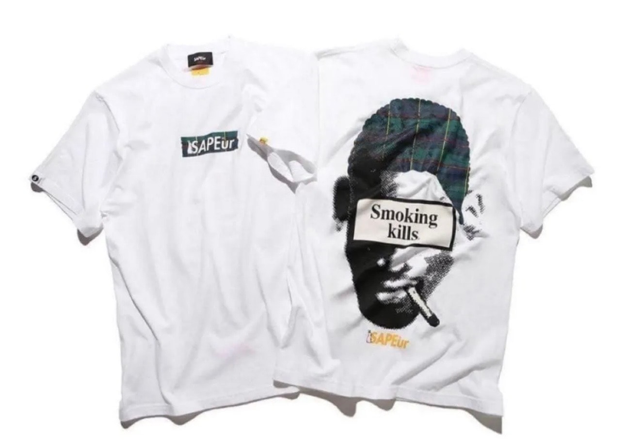 希少品　サプール sapeur×fr2 ロッドマンt A (未使用に近い)】SAPEur×FR2 ロッドマン Tシャツ SAPEur サプールの