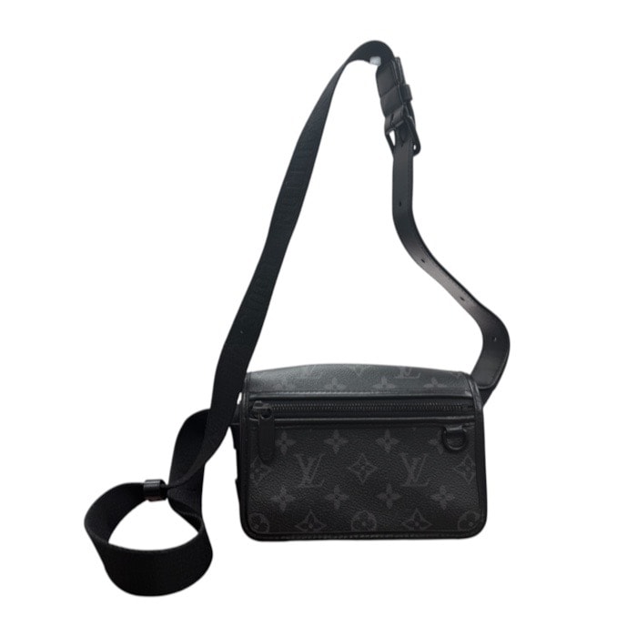 美品 LOUIS VUITTON ルイヴィトン モノグラム ブラック PVC ショルダーバッグ S1-00250 【中古】