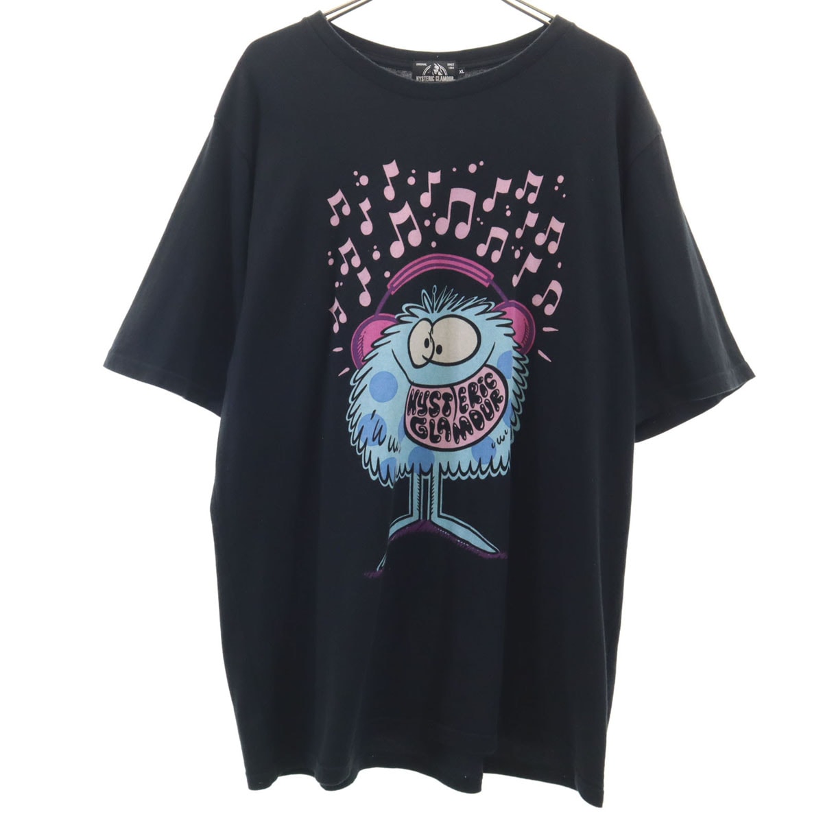 HYSTERIC GLAMOUR ヒステリックグラマー 日本製 半袖 Tシャツ XL ブラック