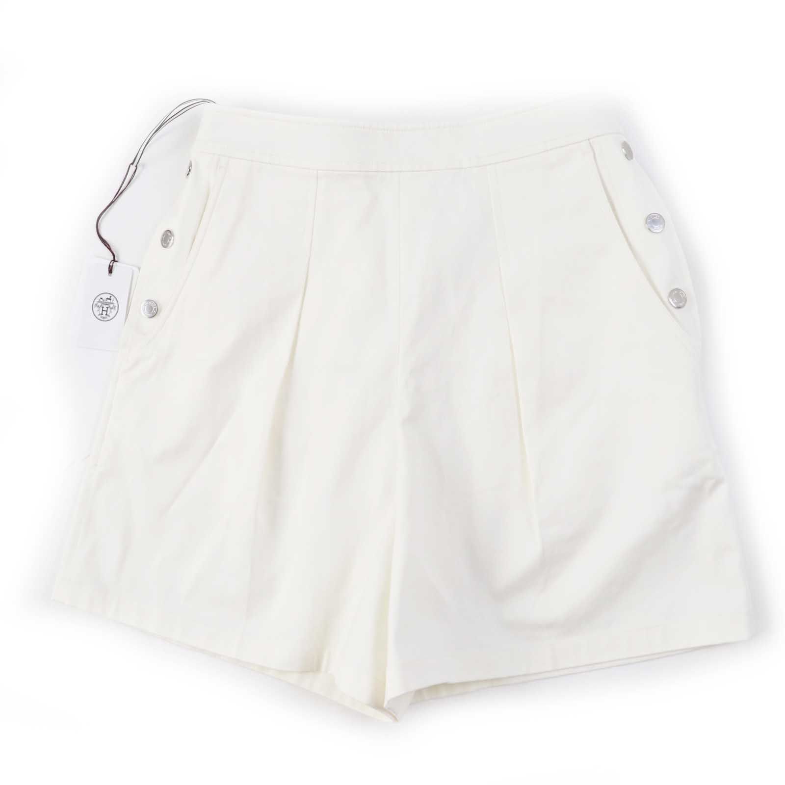 エルメス
 ショートパンツ ホワイト レディース 36