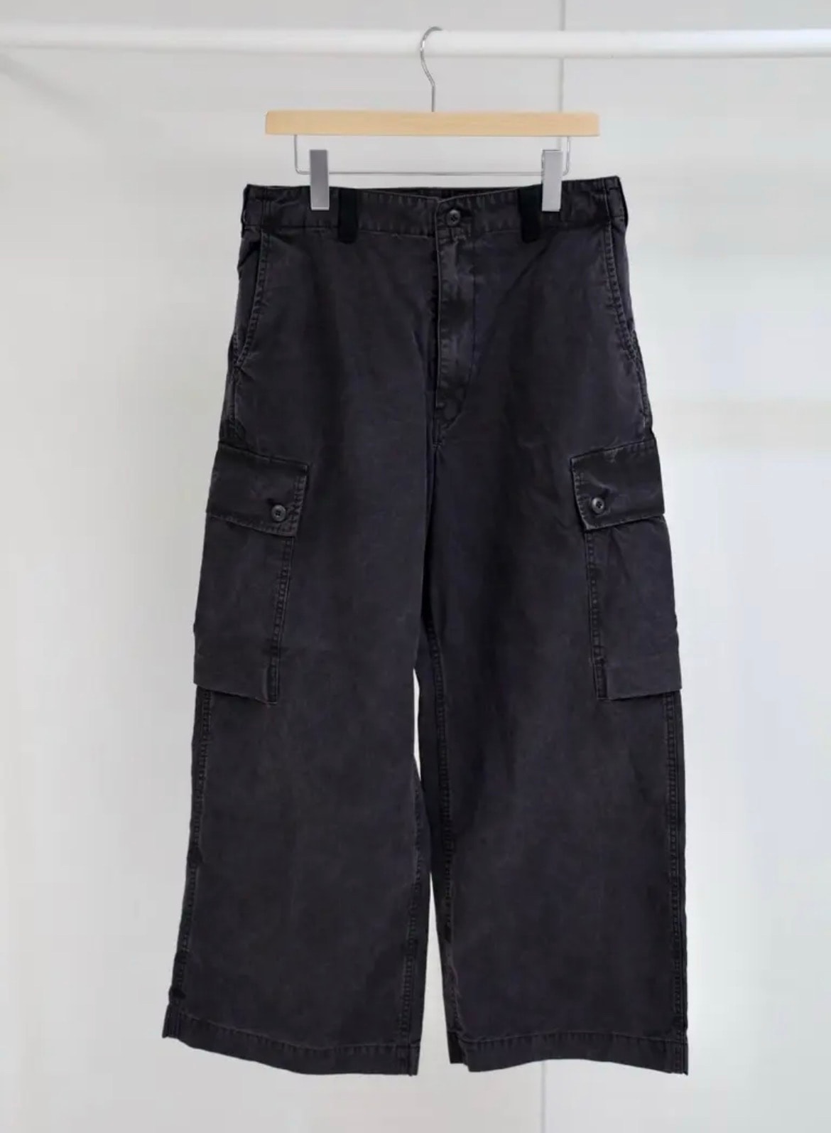 【新品】COMME des GARCONS HOMME 綿硫化製品加工パンツ