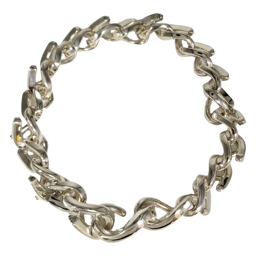 TIFFANY&CO.  ォージ ミディアム リンク ブレスレット シルバー925 51331