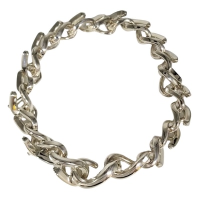 TIFFANY&CO. ォージ ミディアム リンク ブレスレット シルバー925 51331