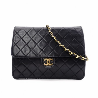 シャネルシングルフラップマトラッセ クラシックショルダーバッグ