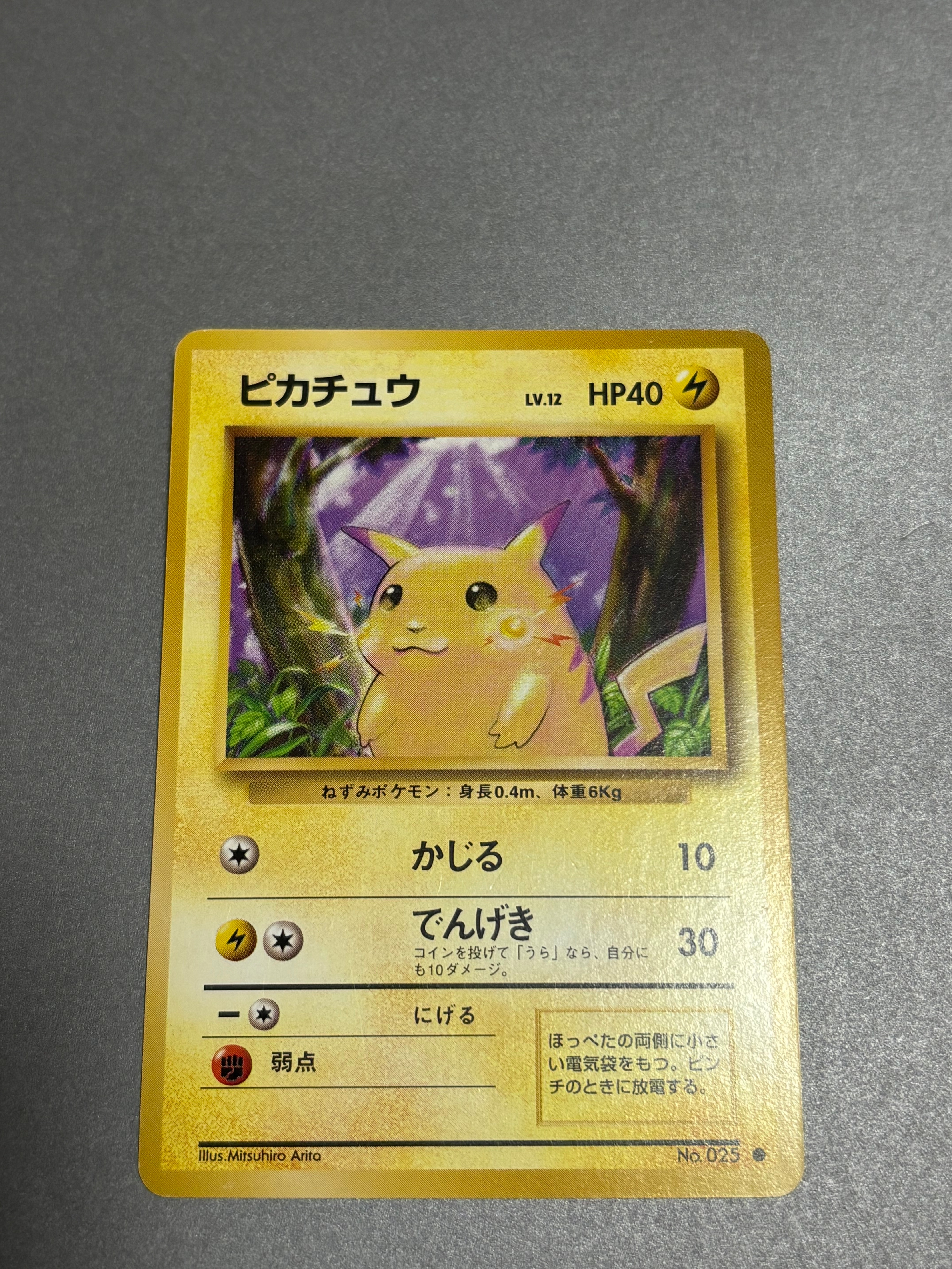 ピカチュウ ● : 旧裏 [PMCG1-2](拡張パック「ポケットモンスター カードゲーム」再販)