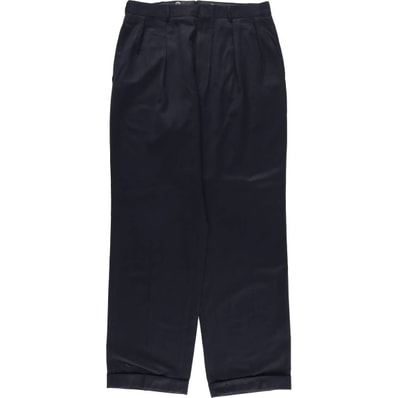 古着 ラルフローレン Ralph Lauren POLO by Ralph Lauren ツータック スラックスパンツ イタリア製 メンズw33相当/eaa612057