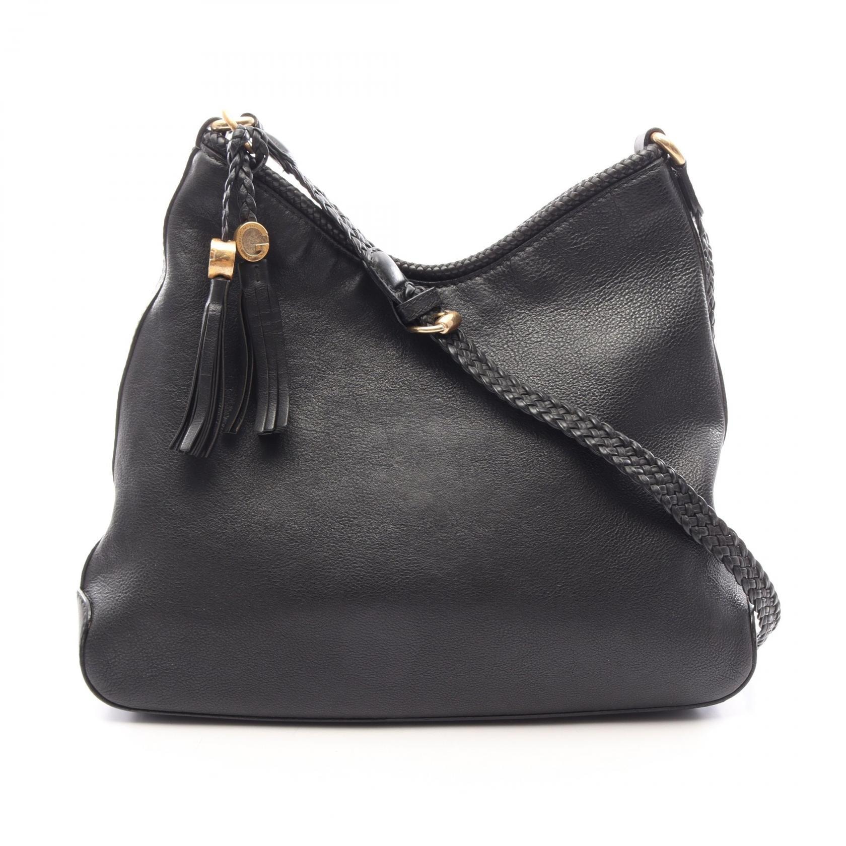 グッチ GUCCI マラケシュ ショルダーバッグ バッグ レザー レディース ブラック系 257026 【中古】
