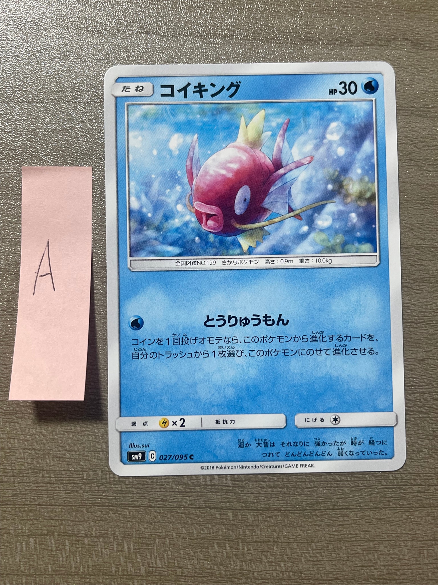 コイキング C [SM9 027/095](拡張パック「タッグボルト」)通販・買取