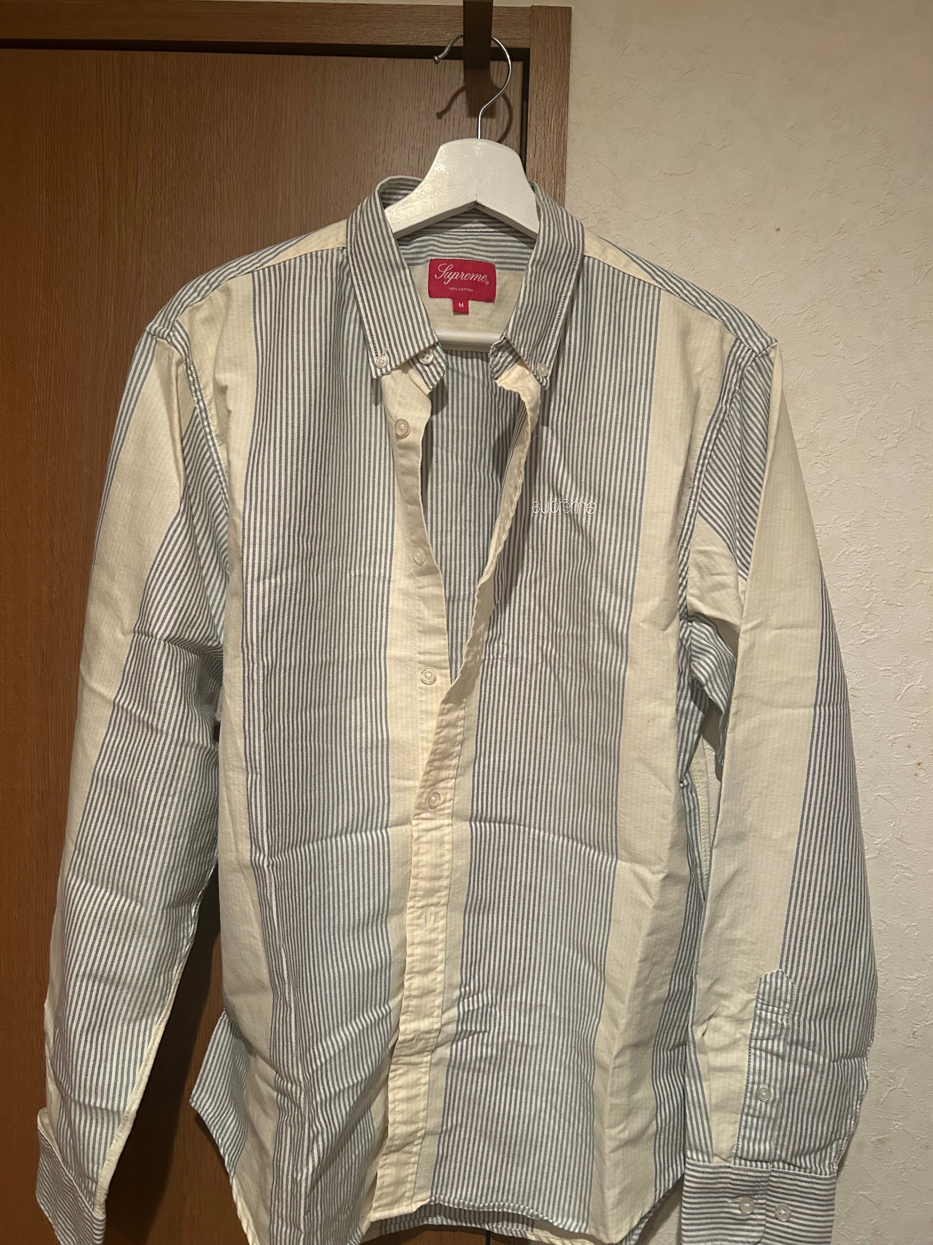 Supreme Oxford Shirt "Ivory/Grey"