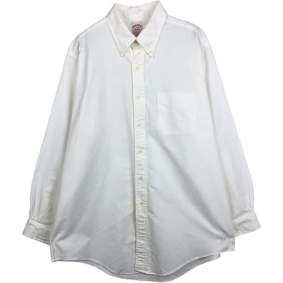 古着 80~90年代 ブルックスブラザーズ Brooks Brothers Est.1818 TRADITIONAL FIT 長袖 ボタンダウンシャツ USA製 メンズXL相当 ヴィンテージ/eaa651967