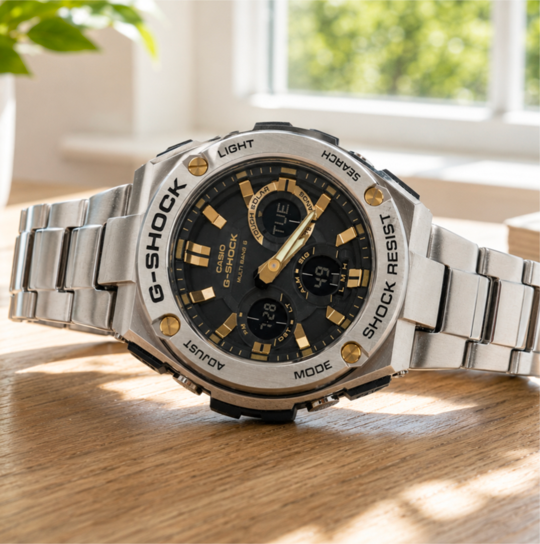 Casio G-Shock GST-W110D-1A9JF "Silver"