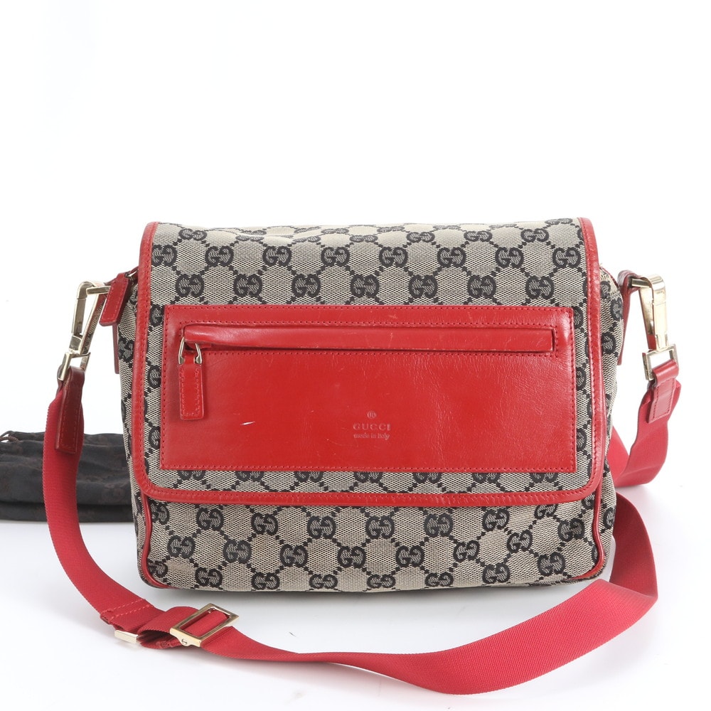 グッチ GGキャンバス 019 0375 ショルダーバッグ