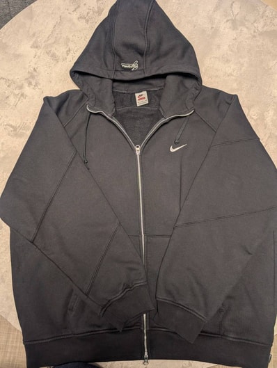 Supreme x Nike Zip Up Hooded Sweatshirt "Black"