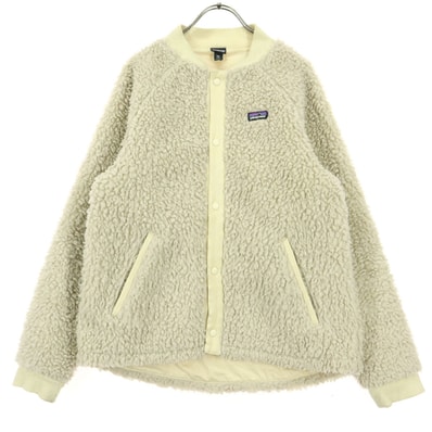 patagonia パタゴニア ワンポイントロゴ 長袖 レトロX ボアジャケット 16-18 XXL ベージュ系 65415FA21 ボマージャケット
