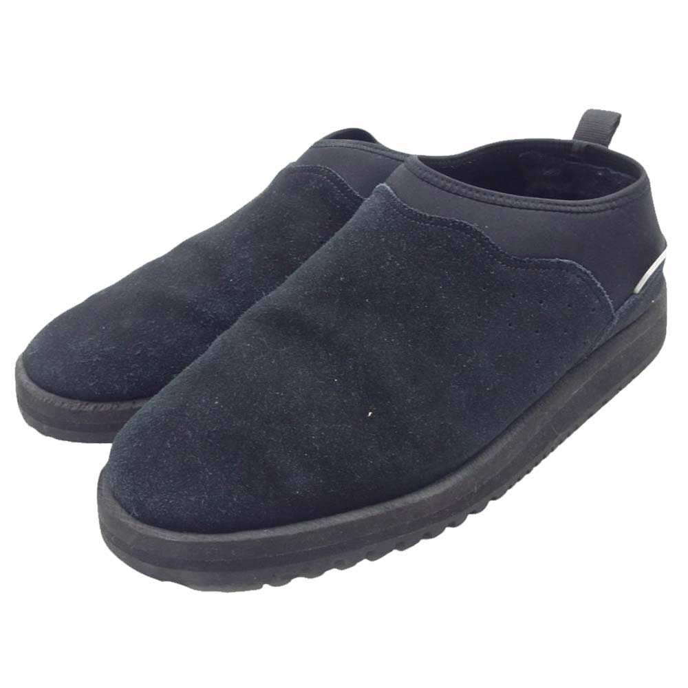 SUICOKE スイコック スニーカー mouton sabo ムートン サボ スニーカー シューズ ブラック ブラック系 27cm【中古】