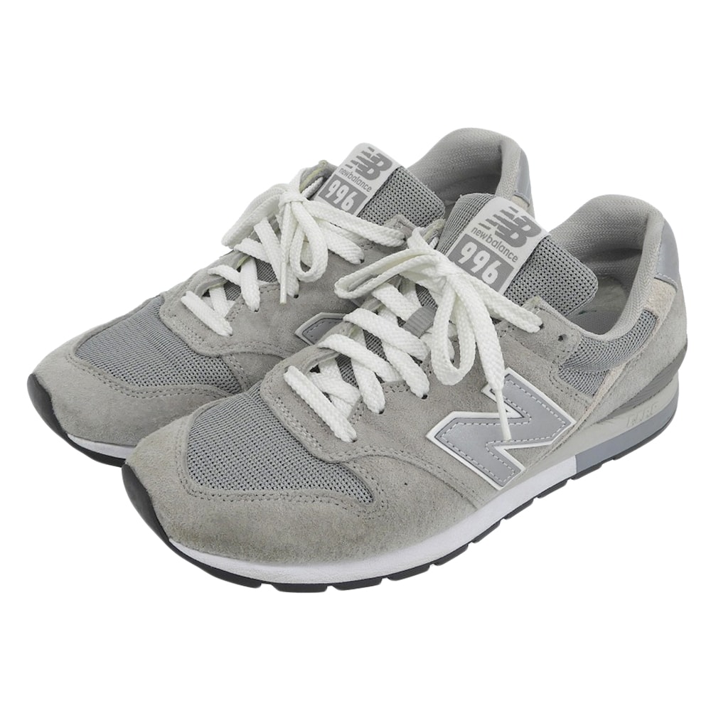 ニューバランス 美品 スニーカー シューズ メンズ グレー 25.5cm CM996GR2 25.5