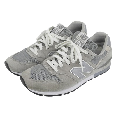 ニューバランス 美品 スニーカー シューズ メンズ グレー 25.5cm CM996GR2 25.5