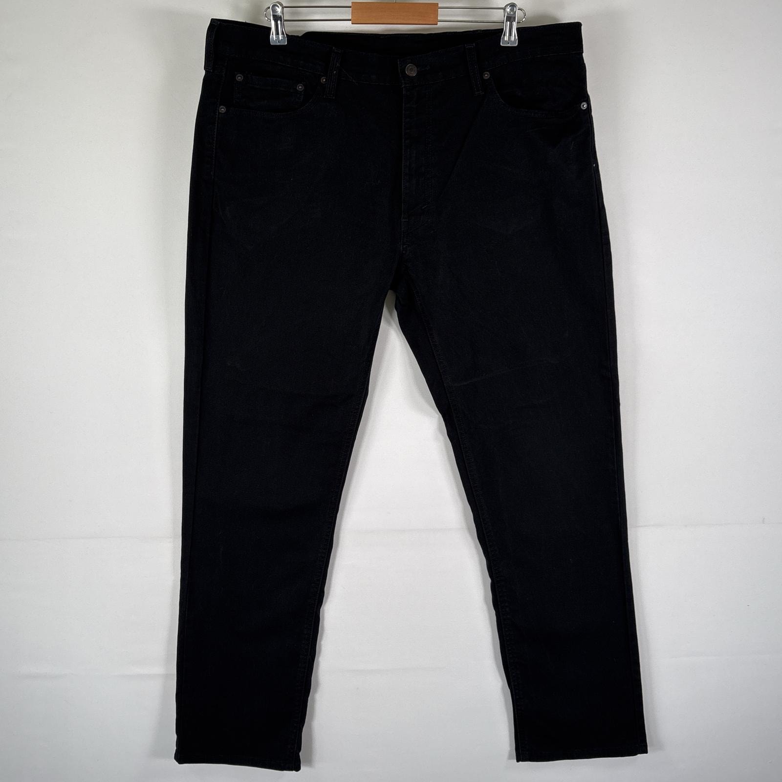 古着 リーバイス Levi's カラーパンツ 541 テーパード ジップ 5ポケット 色落ち w38 L34 ブラック メンズ