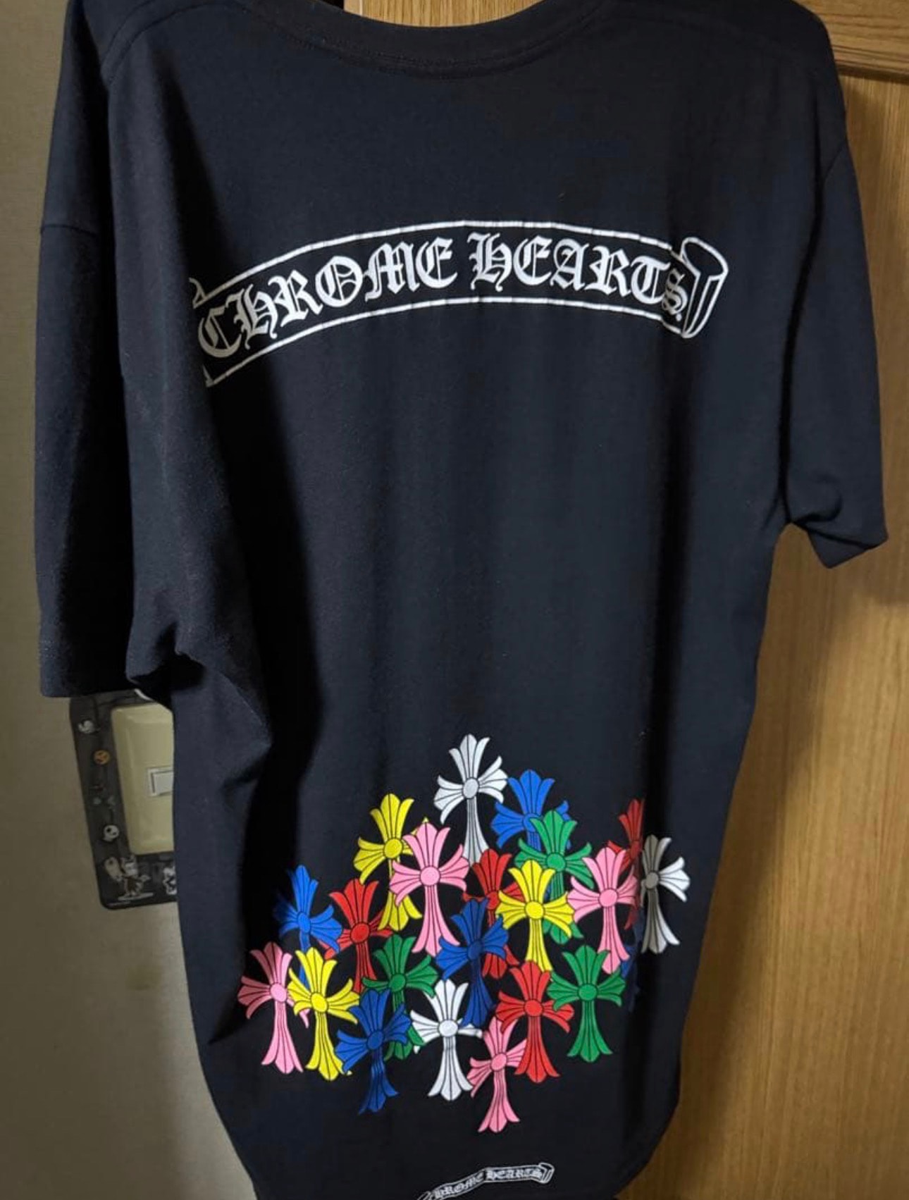 Chrome Hearts Cemetery Cross T-Shirt "Black/Multicolor"
