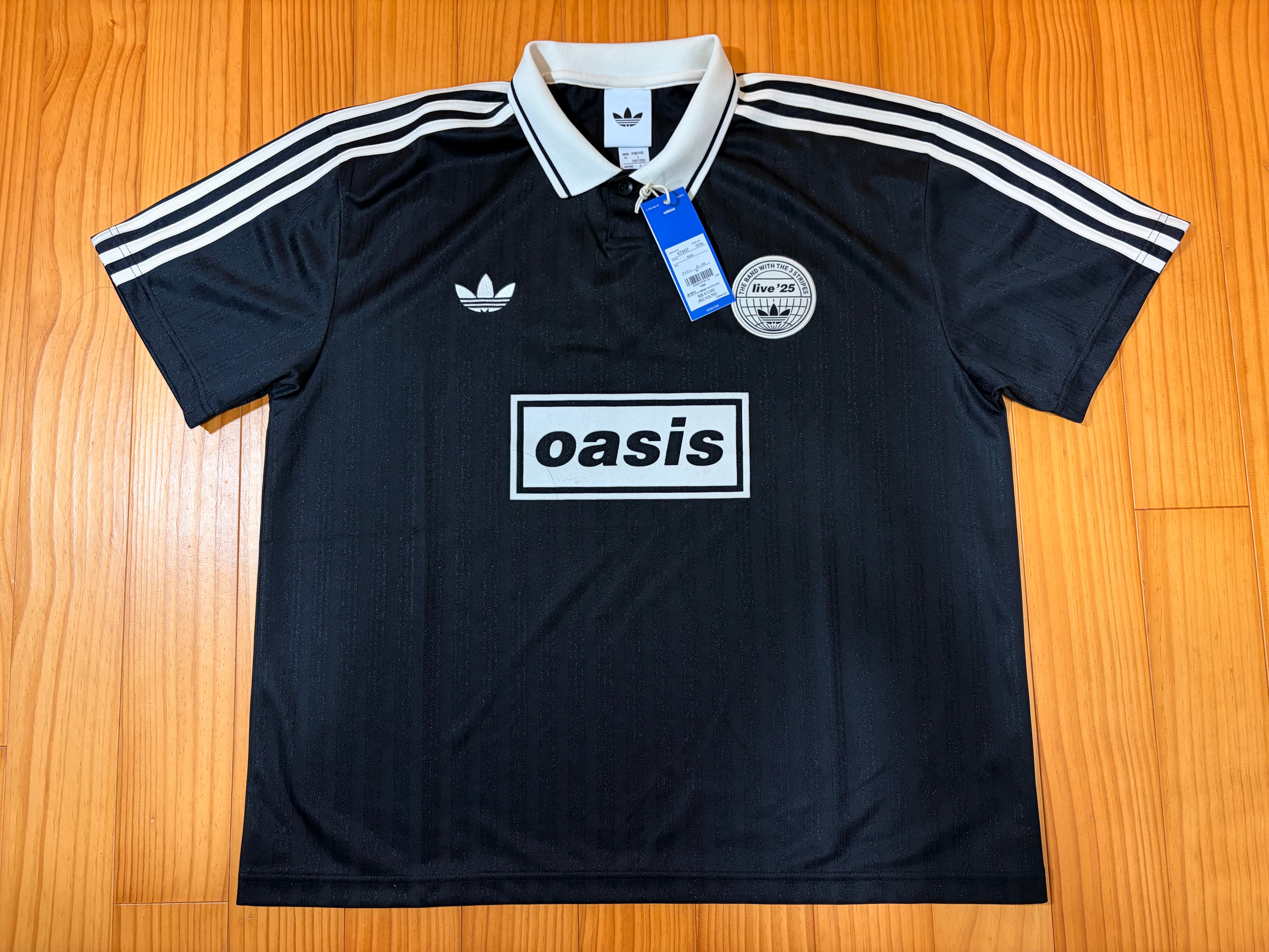 adidas x Oasis Tour Jacquard Jersey "Black"