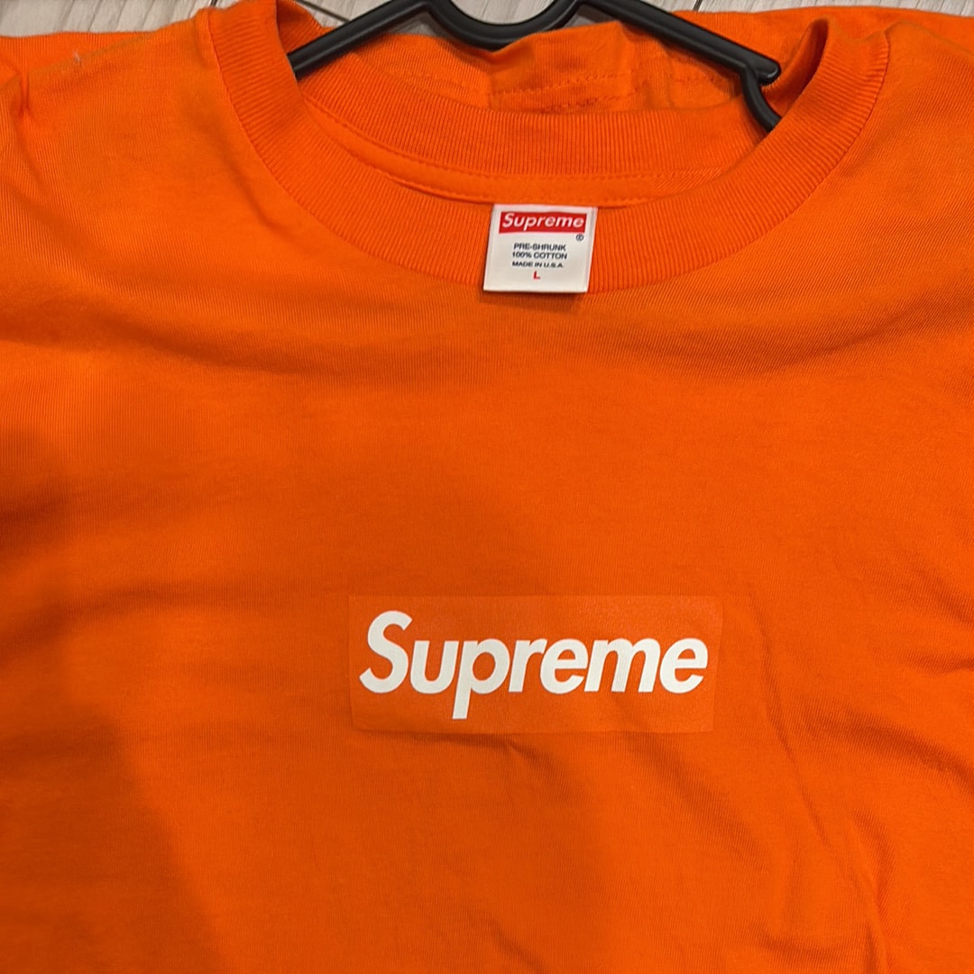 Supreme Box Logo L/S Tee "Orange"