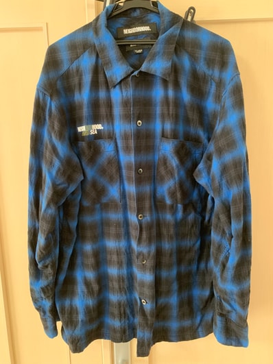 NEIGHBORHOOD×WIND AND SEA NAVY シャツ