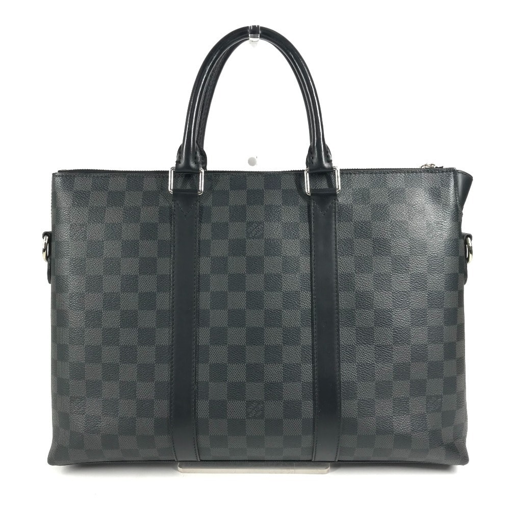 ルイヴィトン LOUIS VUITTON アントンブリーフケース N40024 ダミエグラフィット カバン トートバッグ 書類バッグ  ハンドバッグ ビジネスバッグ ダミエグラフィットキャンバス ブラック