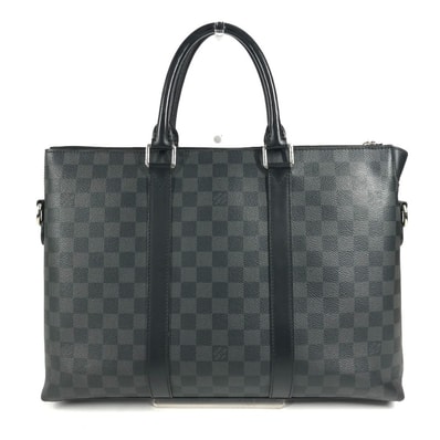 ルイヴィトン LOUIS VUITTON アントンブリーフケース N40024 ダミエグラフィット カバン トートバッグ 書類バッグ ハンドバッグ ビジネスバッグ ダミエグラフィットキャンバス ブラック