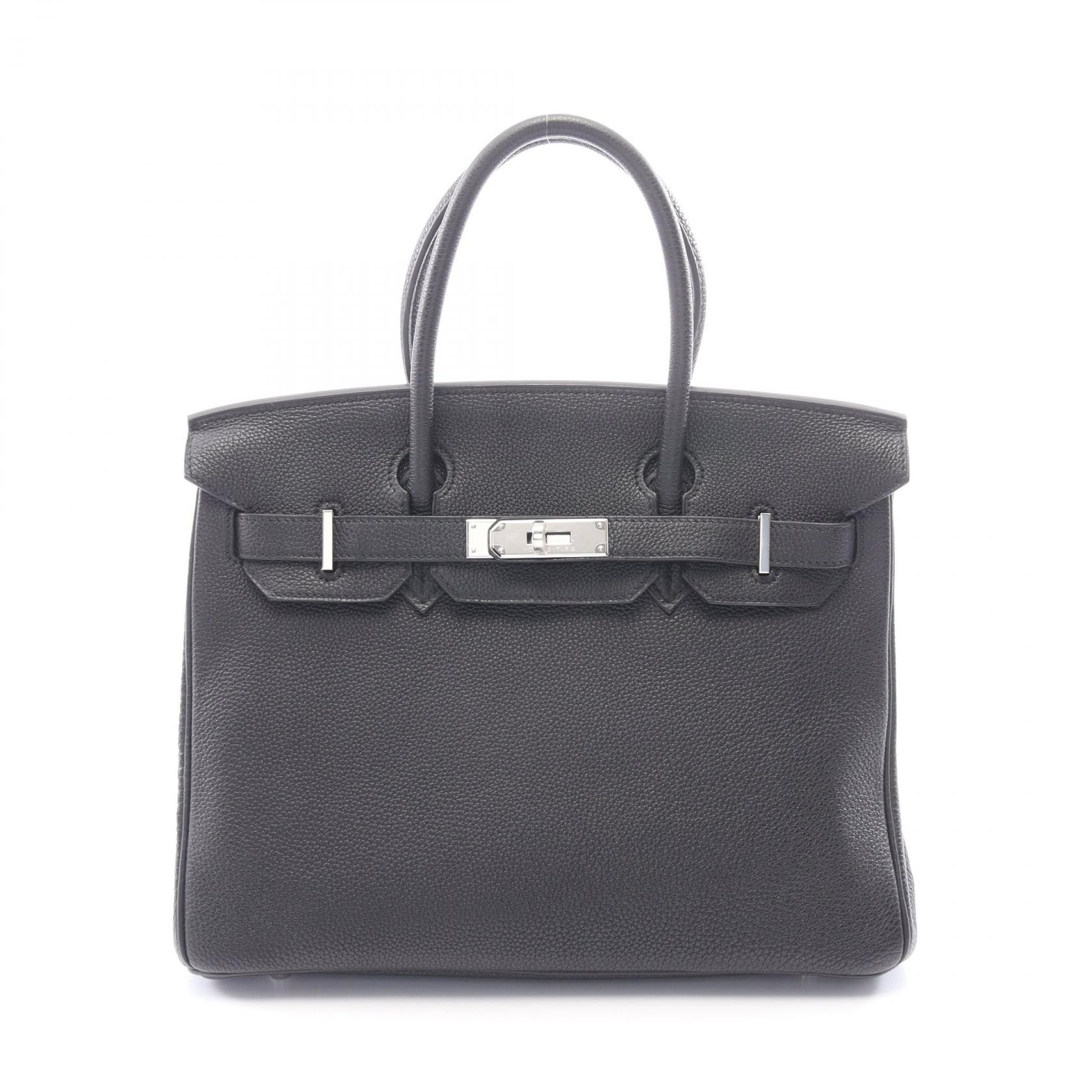 エルメス HERMES バーキン30 ハンドバッグ バッグ レザー トゴ トゴ □L刻印(2008年製造) レディース ブラック系 030520CK 【中古】