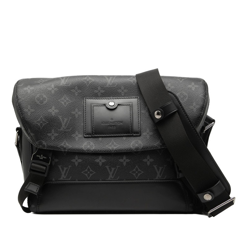 VUITTON カバン 黒 ※やや汚れあり C (やや傷や汚れあり)】ルイ ヴィトン モノグラム エクリプス