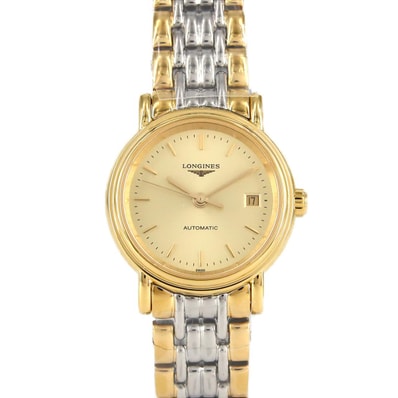 【新品】ロンジン プレザンス コンビ L4.321.2.32.7 WG 自動巻