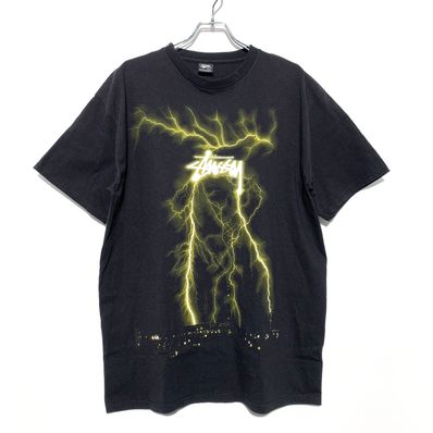 STUSSY Lightning Tee Black