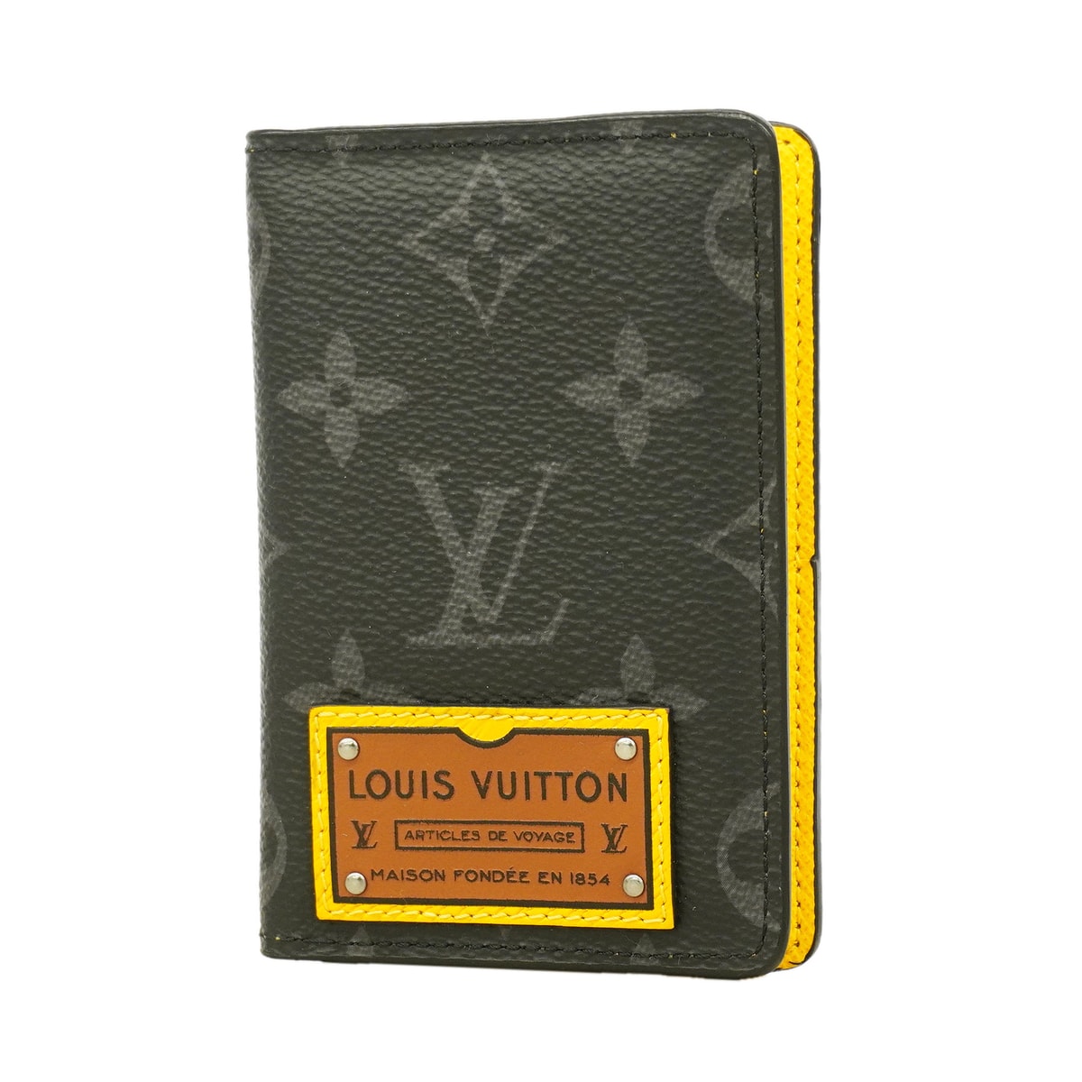【6kd4758】ルイヴィトン カードケース モノグラム・エクリプス オーガナイザードゥポッシュ  M69250 ブラック【中古】メンズ