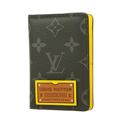 【6kd4758】ルイヴィトン カードケース モノグラム・エクリプス オーガナイザードゥポッシュ M69250 ブラック【中古】メンズ